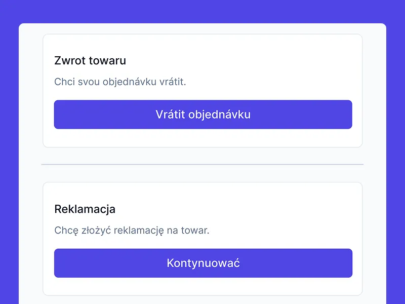 Samoobsługowy portal klienta
